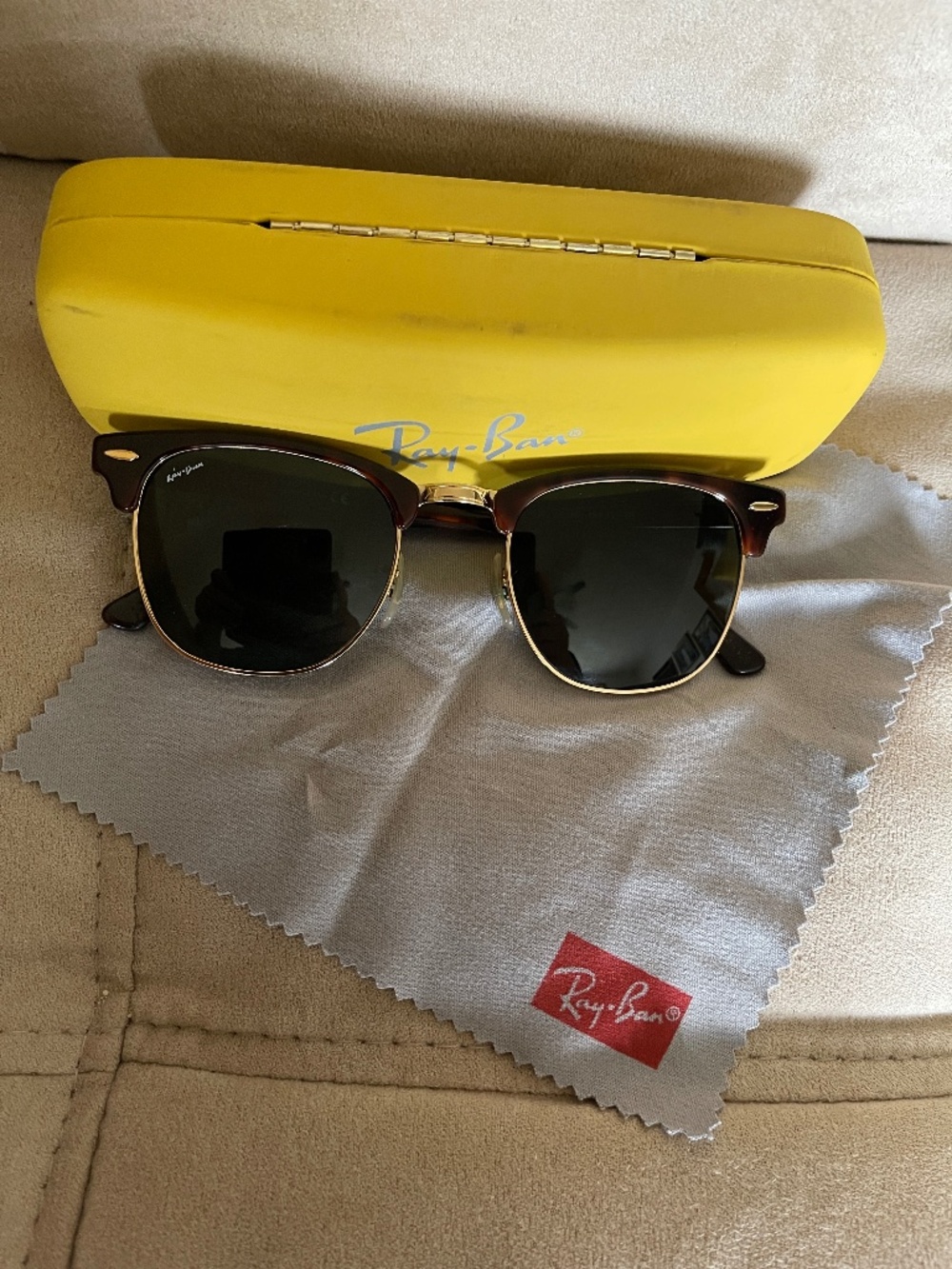 Ray-Ban Clubmaster Sunglasses RB 3016 CLUBMASTER WO366 49 21 3N